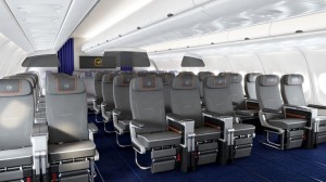 lufthansa-Premium Economy Class A340 Cabin View 2