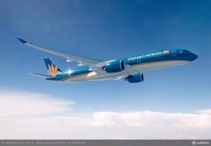 A350 XWB VIETNAM AIRLINES IN FLIGHT_