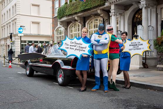 Συνεργασία Ryanair-CarTrawler για ενοικίαση αυτοκινήτου