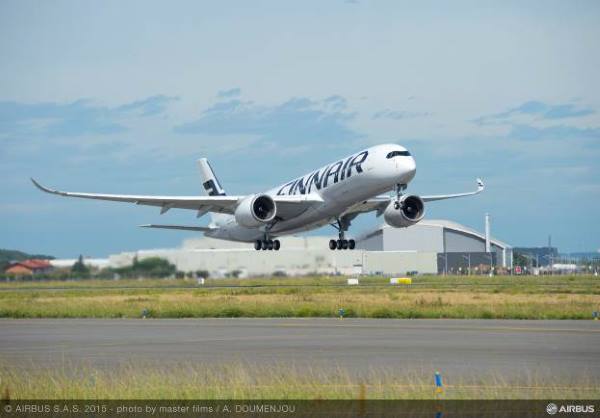 Το πρώτο A350 XWB της Finnair έκανε την παρθενική του πτήση