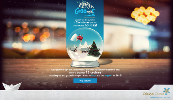Διαγωνισμός Celestyal Cruises: Ψάξτε για το καλοκαίρι μέσα στα Χριστούγεννα!