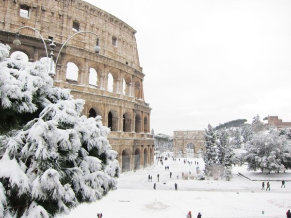 Rome-in-snow