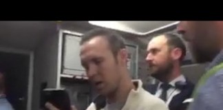 Έδιωξαν μεθυσμένο επιβάτη λόγω κακής συμπεριφοράς (βίντεο)