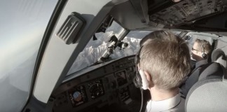 Η θέα μέσα από το κόκπιτ ενός Α320 (Βίντεο)