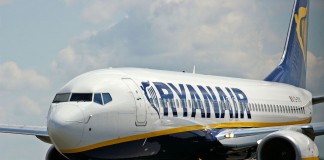 Η κίνηση Απριλίου της Ryanair αυξήθηκε κατά 10%