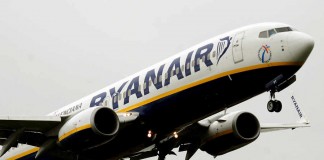 Ryanair: Νέα άνοδος στην κίνηση επιβατών τον Ιούνιο