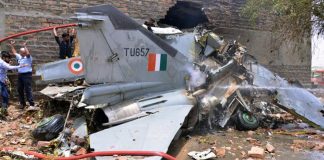 Συντριβή μαχητικού στην Ινδία