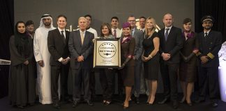 Η Etihad βραβεύτηκε με 5 αστέρια στον διαγωνισμό Skytrax (Photos)
