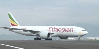 Αναγκαστική προσγείωση αεροσκάφους της Ethiopian Airlines