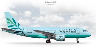 Αυτό είναι το πρώτο αεροσκάφος των νέων Κυπριακών Αερογραμμών
