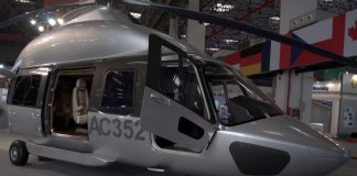 Ντεμπούτο για το ελικόπτερο AC352