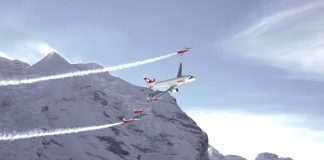 Η SWISS στους Διεθνείς Αγώνες Σκι Lauberhorn