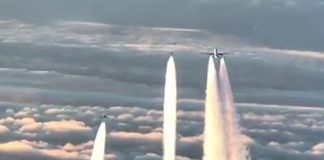 Τα μαχητικά, το “ύποπτο” αεροσκάφος και το… UFO! (Video)