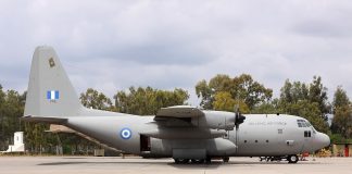 Μεταφορά μοσχεύματος με C-27 της Πολεμικής Αεροπορίας