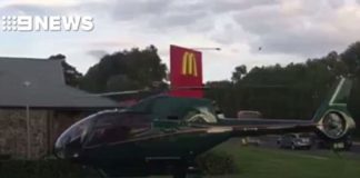 Πήγε να ψωνίσει από το McDonalds με το… ελικόπτερο!