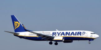 Ryanair: Αυξήθηκε η επιβατική κίνηση κατά 11% το Μάιο
