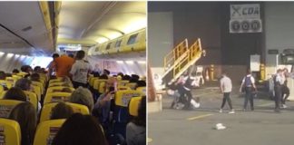 Mεθυσμένοι Βρετανοί “αναστάτωσαν” πτήση της Ryanair (βίντεο)