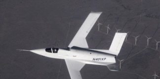 Για πρώτη φορά στους αιθέρες το «μυστηριώδες» αεροσκάφος Model 401 (βίντεο)