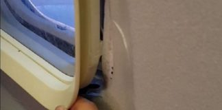 Ξεκόλλησε παράθυρο εν ώρα πτήσης! (βίντεο)