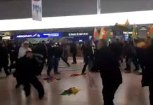 Ανόβερο: Πεδίο μάχης το αεροδρόμιο για Τούρκους και Κούρδους (βίντεο)