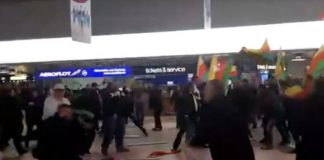 Ανόβερο: Πεδίο μάχης το αεροδρόμιο για Τούρκους και Κούρδους (βίντεο)