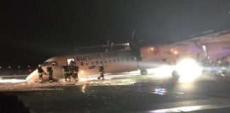 Τρομακτική προσγείωση αεροσκάφους στη Βαρσοβία