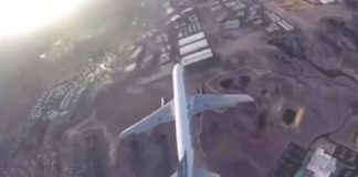 Πτήση drone πάνω από αεροσκάφος την ώρα της προσγείωσης! (βίντεο)