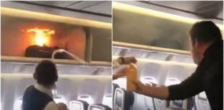 Στις φλόγες βαλίτσα επιβάτη της China Southern! (βίντεο)
