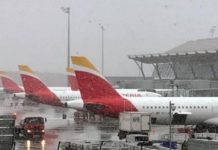 Σφοδρές χιονοπτώσεις σε Ισπανία και Γαλλία- Ακυρώθηκαν πτήσεις