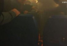 Φωτιά σε αεροπλάνο μετά από έκρηξη φορτιστή! (βίντεο)