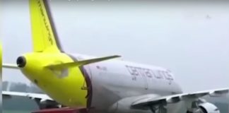 Οι κινητήρες ενός Airbus A-320 εκτοξεύουν ένα φορτηγό! (βίντεο)