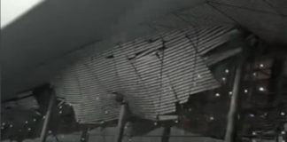 Κίνα: Άνεμοι ξήλωσαν τη στέγη αεροδρομίου (βίντεο)