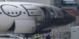 Πυρκαγιά σε αεροσκάφος της Lufthansa Airbus A340 (vid)