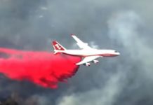 Η Καλιφόρνια επιστράτευσε το πυροσβεστικό αεροπλάνο Boeing 747 SuperTanker
