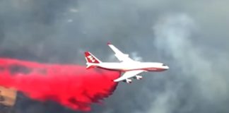 Η Καλιφόρνια επιστράτευσε το πυροσβεστικό αεροπλάνο Boeing 747 SuperTanker