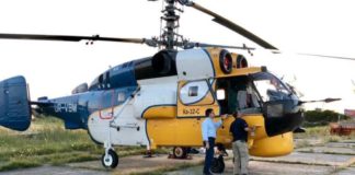 Πυροσβεστικό ελικόπτερο στο αεροδρόμιο «Δημόκριτος»