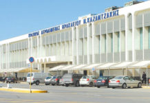 Επιχείρηση καθαριότητας στο αεροδρόμιο «Νίκος Καζαντζάκης»