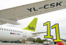 Η airBaltic υποδέχεται το ενδέκατο αεροσκάφος της Airbus A220-300