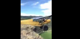 Aπογείωση αεροπλάνου κόβει την ανάσα (vid)
