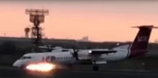 Πιλότος προσγείωσε αεροπλάνο χωρίς τους μπροστινούς τροχούς! (vid)