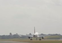 Προσγείωση-θρίλερ για Airbus της Air France εξαιτίας ισχυρών ανέμων (vid)