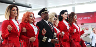 Η Virgin Atlantic ανακοίνωσε την πρώτη πτήση με ΛΟΑΤΚΙ πλήρωμα (vid)