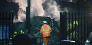 Λέστερ: Οι πρώτες στιγμές από τη συντριβή του ελικοπτέρου (vid)