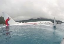 Μικρονησία: Ένας νεκρός επιβάτης στο αεροπλάνο που έπεσε σε λιμνοθάλασσα