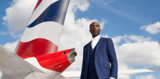 Νέες στολές για την British Airways από τον Ozwald Boateng