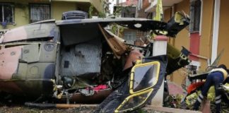Συντριβή στρατιωτικού ελικοπτέρου στην Κωνσταντινούπολη-Τέσσερις νεκροί