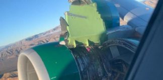 Επιβάτης βιντεοσκοπεί τη διάλυση του κινητήρα