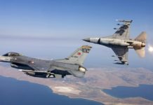 Δύο τουρκικά F-16 έκαναν χαμηλή πτήση πάνω από το Καστελόριζο
