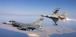 Δύο τουρκικά F-16 έκαναν χαμηλή πτήση πάνω από το Καστελόριζο