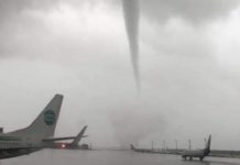 Ανεμοστρόβιλος χτύπησε το αεροδρόμιο της Αττάλειας